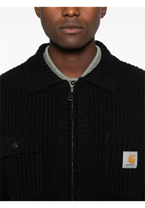 core knit jacket man black CARHARTT WIP | I03539989.XX